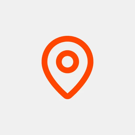 Location pin icon representing contact information for OZ General Contracting Co Inc., emphasizing home improvement services.