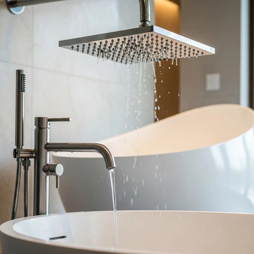 High-end bathroom fixtures showcasing luxury design and modern aesthetics